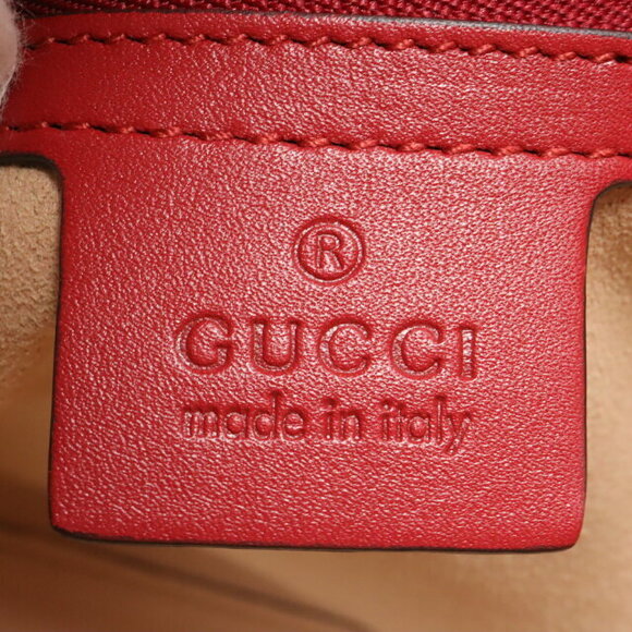 Gucci tote bag leather red - Picture 5 of 8